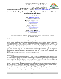Qualitative Study on Integration of Pragmatic Teaching Approach at Tertiary Level of Education in Nigeria A Systematic Review.pdf
