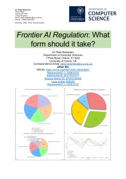 <i>Frontier AI Regulation</i>: What form should it take?