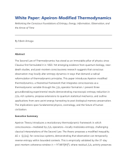 White Paper on Apeiron Modified Thermodynamics.pdf