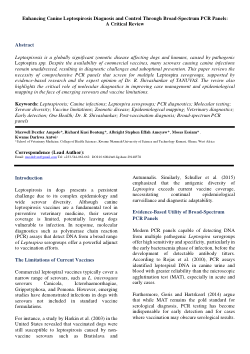 Enhancing Canine Leptospirosis Diagnosis and Control Through Broad-Spectrum PCR Panels A Critical Review_Maxwell_Dextler_AMPOFO.pdf