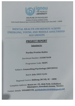 "Understanding Mental Health Awareness Across Adult Age Groups: Emerging to Middle Age"
