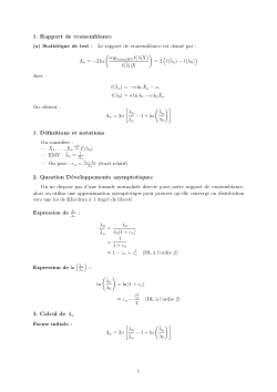 Correction d'Exercice : Test d'hypothèse d'une loi exponentielle