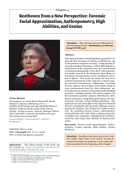 Beethoven from a New Perspective: Forensic Facial Approximation, Anthropometry, High Abilities, and Genius