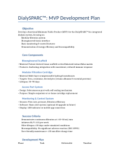 DialySPARC™: Bio-Integrated Dialysis System with Modular Filter Replacement and Tissue Integration
