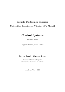 Lecture notes - Control Systems: Principles, Analysis, and Design - 2024 - de Zarza