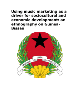 <b>Using music marketing as a driver for sociocultural and economic development:</b> an ethnography on Guinea-Bissau