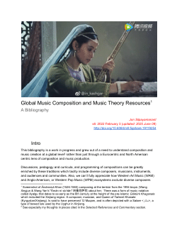 Global Music Composition & Music Theory Resources: A Bibliography