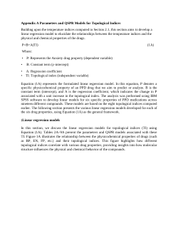 Appendix A Parameters and QSPR Models for Topological IndicesPPD.docx