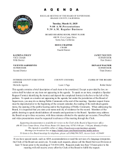 Orange County Board of Supervisors decision to restore pre-pandemic animal adoption hours and kennel viewing in Orange County Animal Care