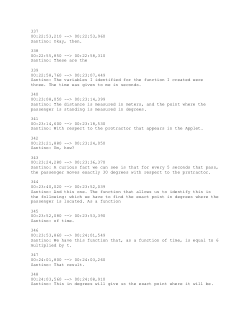 Transcription of Task 1 Interaction (Santino) – Covariational Reasoning Study