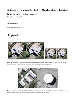 Automated Optimizing Method for Map Labeling of Buildings from Remote Sensing Images