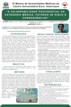 A vulnerabilidade psicossocial da categoria médica: fatores de risco e consequências