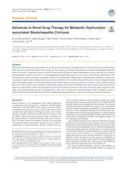 Advances in Novel Drug Therapy for Metabolic Dysfunction-associated Steatohepatitis Cirrhosis