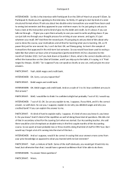 Accounting for Motivation Interview Transcripts