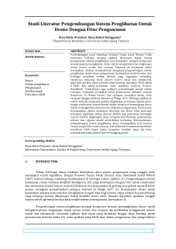 Studi Literatur Pengembangan Sistem Penglihatan Untuk Drone Dengan Fitur Pengawasan.docx