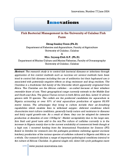 Fish Bacterial Management in the University of Calabar Fish Farm.pdf