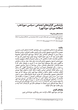 <b>Re-Examining the Socio-Political Functions of Art Museums: A Case Study of the Louvre Museum (</b><b>بازشناسی کارکردهای اجتماعی-سیاسی «موزه‌ی هنر»: مطالعه‌ی موردی موزه‌ی لوور)</b>