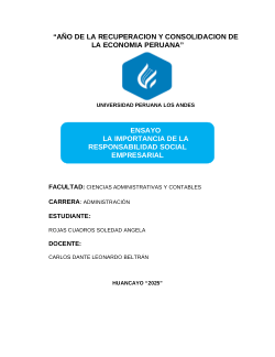 la importancia de la responsabilidad social empresarial