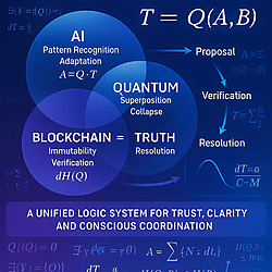 The Truth Engine: Converging AI, Blockchain & Quantum Systems