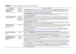 <b>APÊNDICE 1</b> – Iniciativas Brasileiras de Comunicação Antirracista