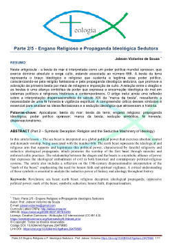 Parte 2/5 - Engano Religioso e Propaganda Ideológica Sedutora