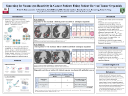 Screening for Neoantigen Reactivity in Cancer Patients Using Patient-Derived Tumor Organoids