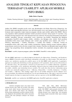 ANALISIS TINGKAT KEPUASAN PENGGUNA TERHADAP USABILITY APLIKASI MOBILE INFO BMKG.pdf