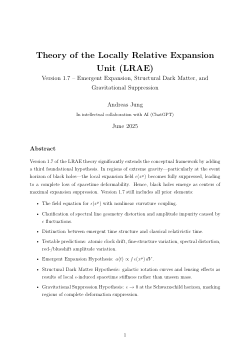 Theory of the Locally Relative Expansion Unit (LRAE)