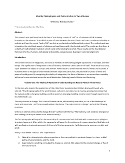 Identity Metaphysics and Existentialism in Two Volumes.pdf