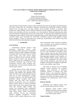 EVALUASI USABILITY WEBSITE SIPEDO BERDASARKAN PERSEPSI PENGGUNA  KABUPATEN SUMEDANG.docx