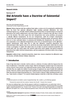 Existence and Nonexistence in the History of Logic – Part II