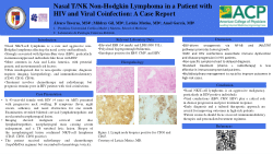 Nasal T/NK Non-Hodgkin Lymphoma in a Patient with HIV and Viral Coinfection: A Case Report