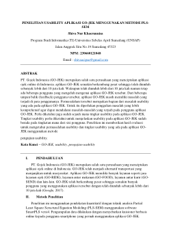 Evaluasi Usability Aplikasi GO-JEK