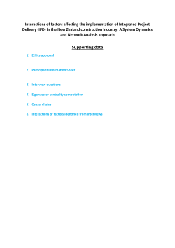 Interactions of factors affecting the implementation of Integrated Project Delivery in the New Zealand construction industry: A System Dynamics and Network Analysis approach