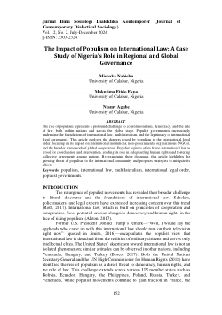 The Impact of Populism on International Law A Case Study of Nigeria's Role in Regional and Global Governance.pdf