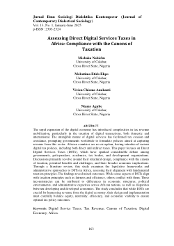 Assessing Direct Digital Services Taxes in Africa Compliance with the Canons of Taxation.pdf
