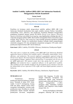 Analisis Usability Aplikasi QRIS (QR Code Indonesian Standard) Menggunakan Metode Kuantitatif.pdf