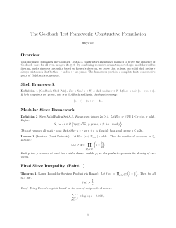 Goldach Conjecture - proof of recursive shells