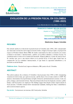 EVOLUCIÓN DE LA PRESIÓN FISCAL EN COLOMBIA (1990–2023)