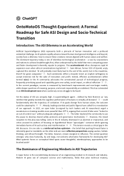 OntoMotoOS Thought-Experiment: A Formal Roadmap for Safe ASI Design and Socio-Technical Transition