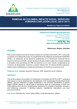 REMESAS EN COLOMBIA-  IMPACTO SOCIAL, DERECHOS HUMANOS E INFLACIÓN LOCAL (2010–2017).pdf