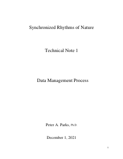 Technical Note I: Data Management Process