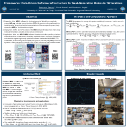 Frameworks: Data-driven software infrastructure for next-generation molecular simulations