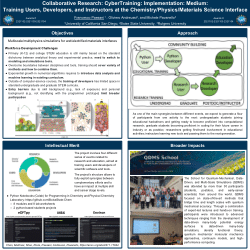 Collaborative research: CyberTraining: Implementation: Medium: Training users, developers, and instructors at the chemistry/physics/materials science interface