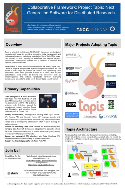 Tapis NSF CSSI PI Meeting Poster (2025)