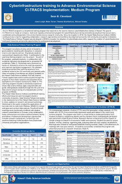 Cybertraining CITRACs NSF PI Meeting Poster 2025