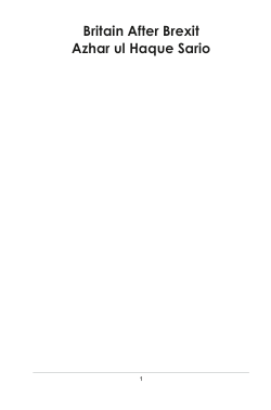 Britain After Brexit