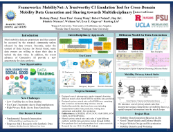CSSI PI Meeting: Frameworks: MobilityNet: A Trustworthy CI Emulation Tool for Cross-Domain Mobility Data Generation and Sharing towards Multidisciplinary Innovations