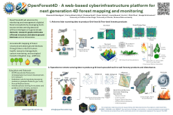 OpenForest4D - A web-based cyberinfrastructure platform for next generation 4D forest mapping and monitoring