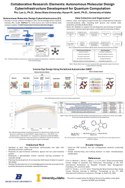 Collaborative Research: Elements: Autonomous Molecular Design Cyberinfrastructure Development for Quantum Computation